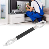 Shaped Wrench Double Ended Multifunctional Universal Unique Ultra Long Design Hardware Hand ToolBlack