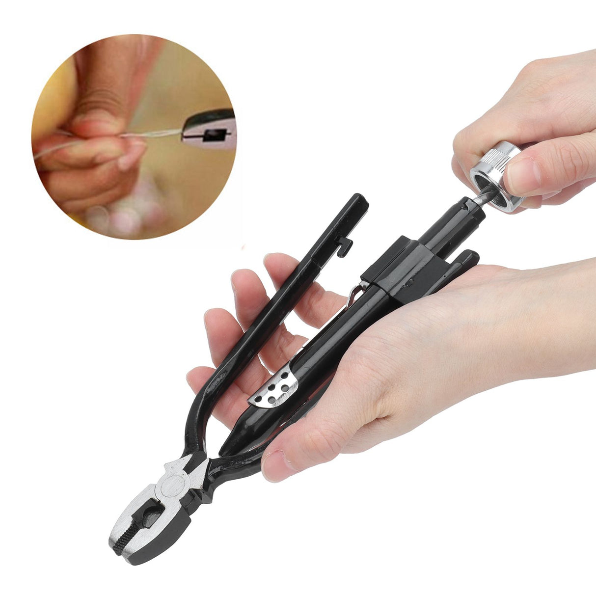 Safety Wire Pliers Fine Workmanship High Hardness High Carbon Steel Small Volume Wire Twisting Pliers6in