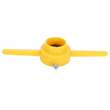 Pipe Threader 60 Degree Durable Manual Pipe Threading Kit with 3 Different Sizes Molds Shells for PVC NPT Plastic Pipes - Front View