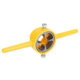 Pipe Threader 60 Degree Durable Manual Pipe Threading Kit with 3 Different Sizes Molds Shells for PVC NPT Plastic Pipes