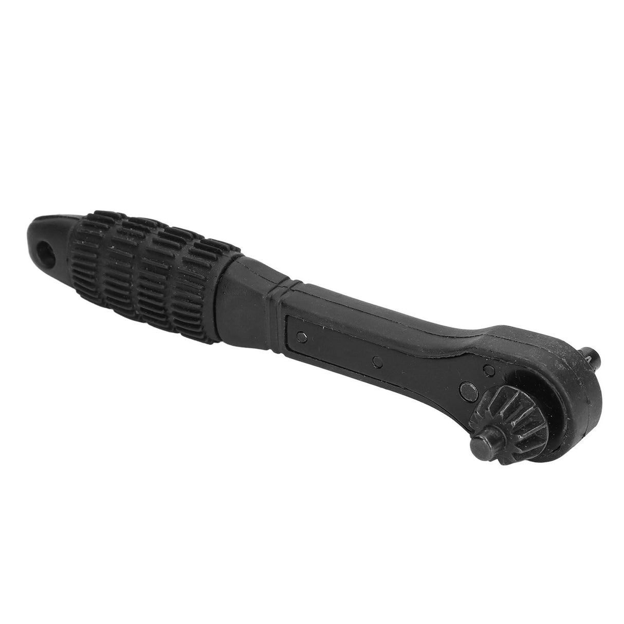 Ratchet Wrench 2 in 1 Black Carbon Steel Multifunctional Quick Drill Chuck Wrench for Universal Electric Drills
