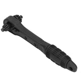 Ratchet Wrench 2 in 1 Black Carbon Steel Multifunctional Quick Drill Chuck Wrench for Universal Electric Drills