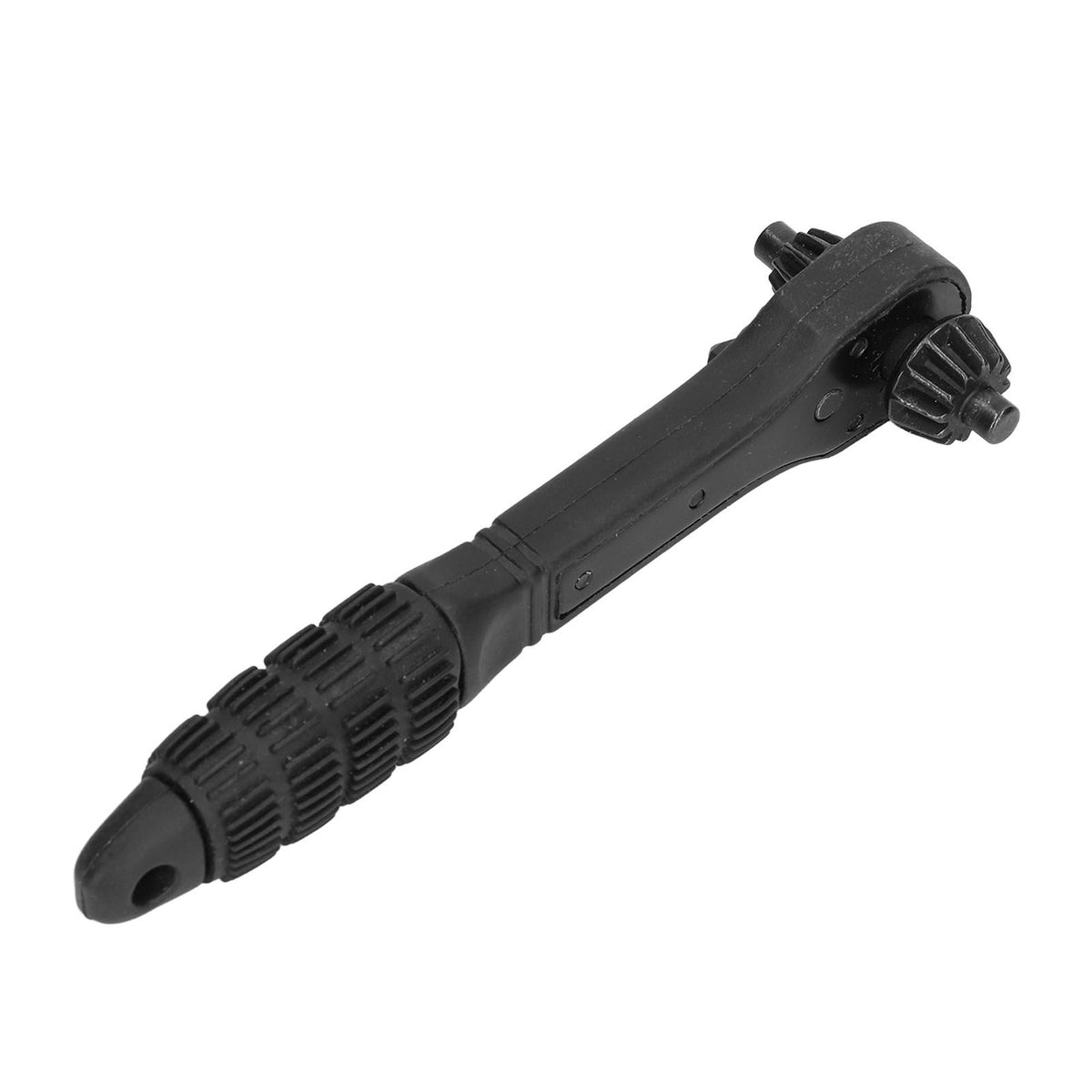 Ratchet Wrench 2 in 1 Black Carbon Steel Multifunctional Quick Drill Chuck Wrench for Universal Electric Drills