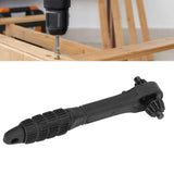 Ratchet Wrench 2 in 1 Black Carbon Steel Multifunctional Quick Drill Chuck Wrench for Universal Electric Drills - Extra Image