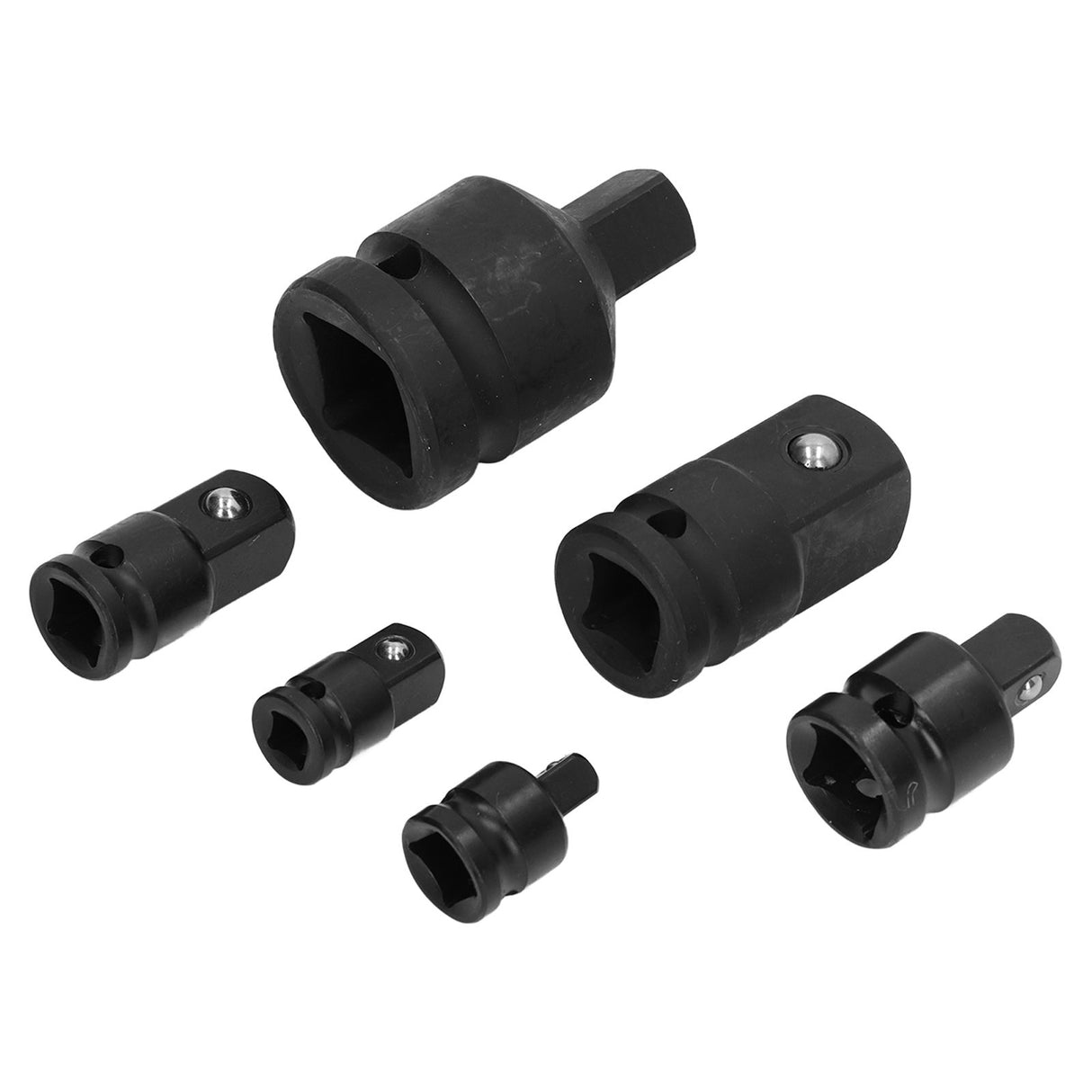 Socket Adapter Set Chrome Tangsten Steel 1 3/4 1/2 3/8 1/4 Drive Impact Adapter for Home Maintenance