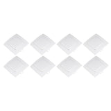 8Pcs Single Pole Light Switch 10A/250V Wall Decorative Paddle Rocker Switch European Regulations for House Use