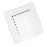 8Pcs Single Pole Light Switch 10A/250V Wall Decorative Paddle Rocker Switch European Regulations for House Use - Extra Image