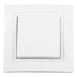 8Pcs Single Pole Light Switch 10A/250V Wall Decorative Paddle Rocker Switch European Regulations for House Use - Extra Image