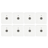 8pcs Concealed Sound Control Switch Light Control Panel for Home Office 250V 10A