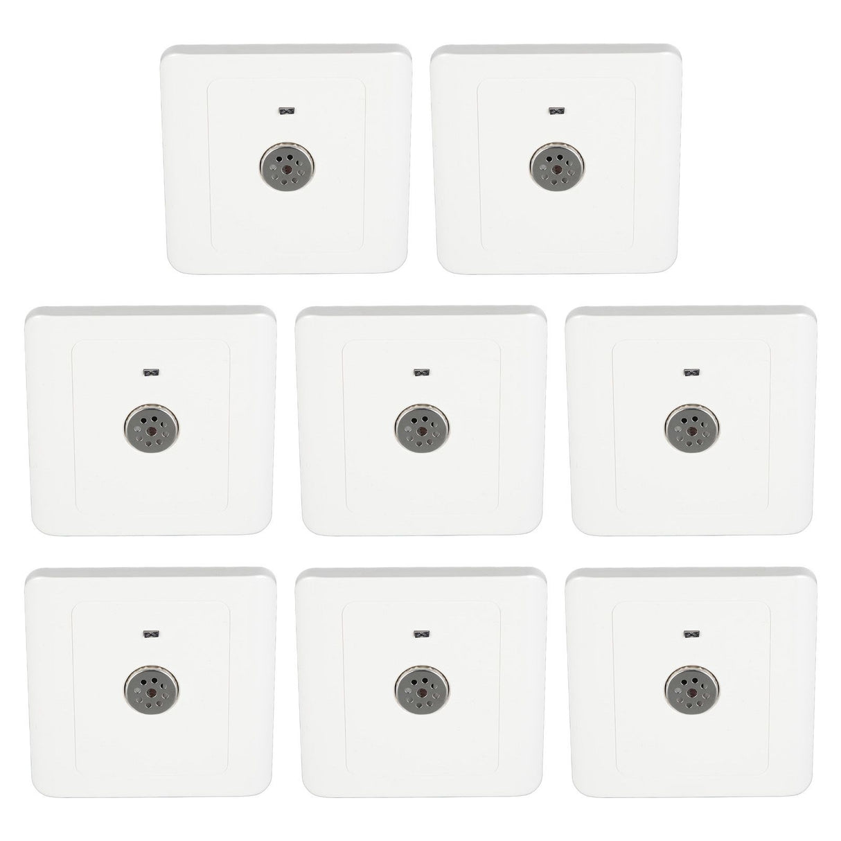 8pcs Concealed Sound Control Switch Light Control Panel for Home Office 250V 10A