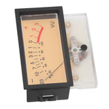 VU Meter Head Tube Amplifier 40mA High Internal Resistance High Accuracy Table Power Discharge Flat 12V - Rear View