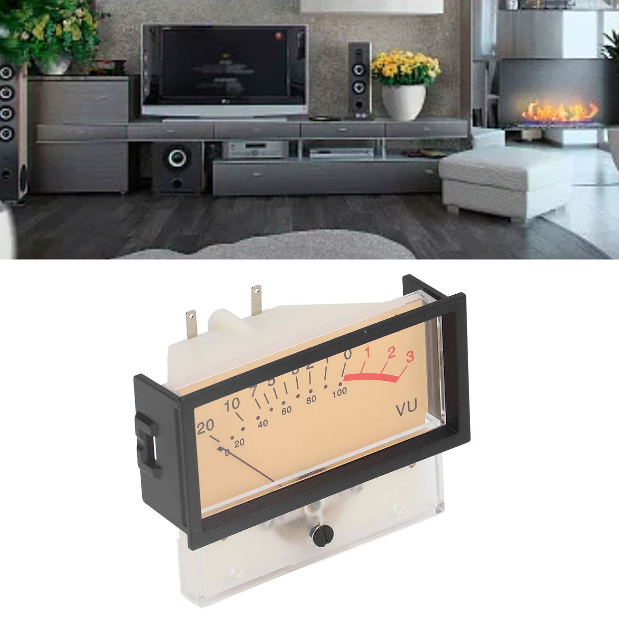 VU Meter Head Tube Amplifier 40mA High Internal Resistance High Accuracy Table Power Discharge Flat 12V