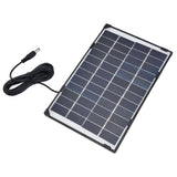 DC5521 Output 6W 12V Solar Panel DIY Solar Charger Polysilicon Tablet Generator for Lamp - Side View