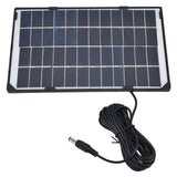 DC5521 Output 6W 12V Solar Panel DIY Solar Charger Polysilicon Tablet Generator for Lamp - Top-Down View