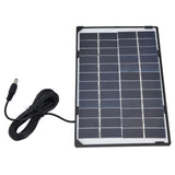 DC5521 Output 6W 12V Solar Panel DIY Solar Charger Polysilicon Tablet Generator for Lamp