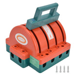 4P 63A 380V Disconnect Knife Switch Double Throw Knife Safety Disconnect Switch for Industrial Enterprises