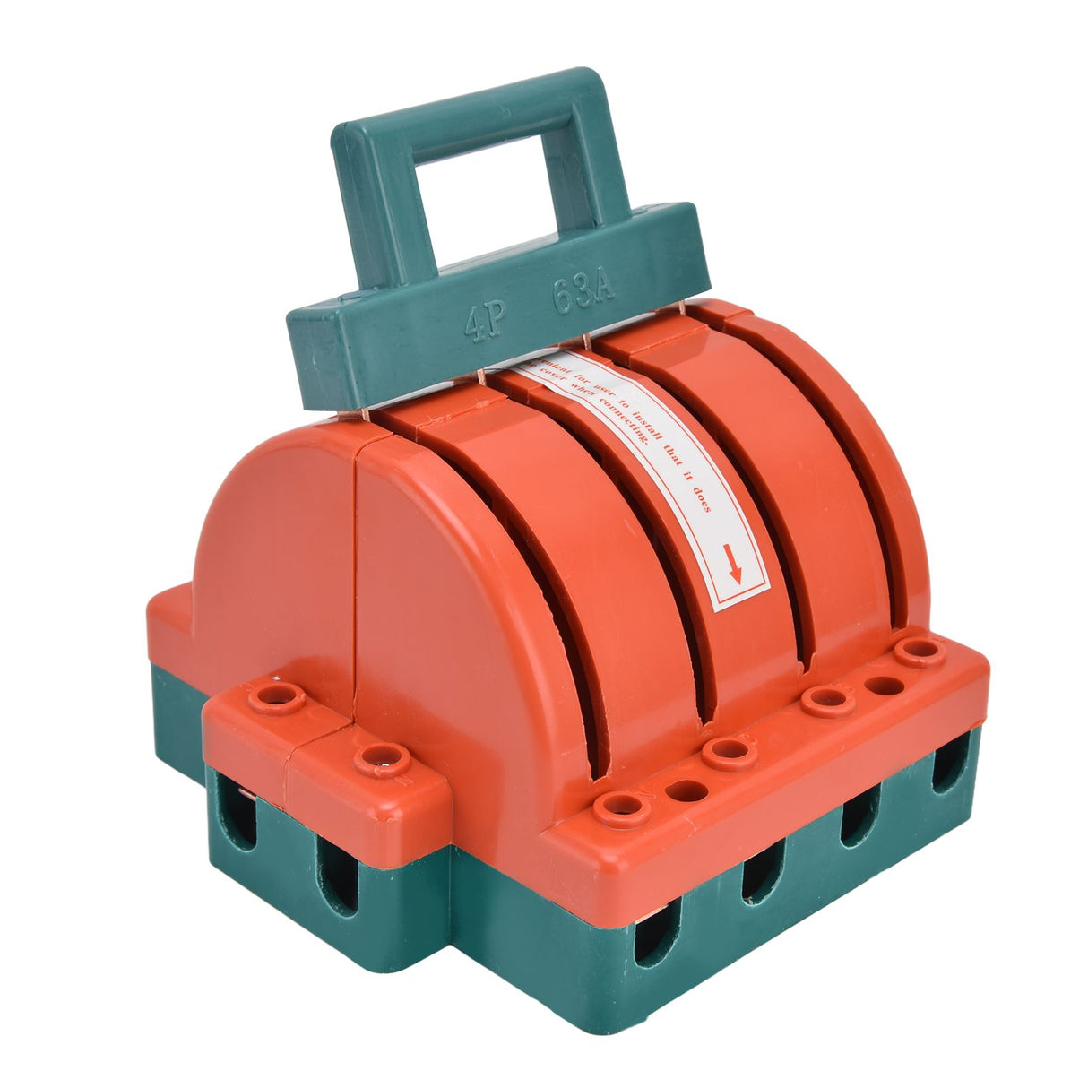 4P 63A 380V Disconnect Knife Switch Double Throw Knife Safety Disconnect Switch for Industrial Enterprises