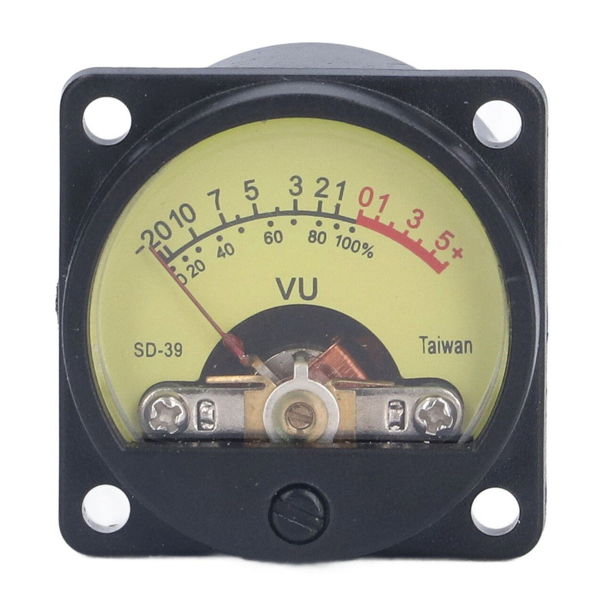 VU Meter Vibration Static Proof Amplifier Volume Level Meter with Backlight for Recording Studio Home Speaker 50mA 12V