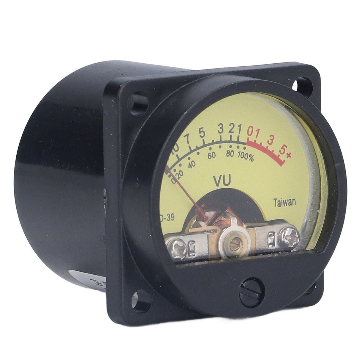 VU Meter Vibration Static Proof Amplifier Volume Level Meter with Backlight for Recording Studio Home Speaker 50mA 12V