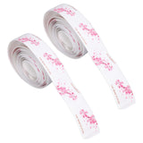 2Pcs Waterproof Tape Self Adhesive PVC Sealing Caulking Strip for Kitchen Bathroom 3.2 Meter