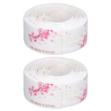 2Pcs Waterproof Tape Self Adhesive PVC Sealing Caulking Strip for Kitchen Bathroom 3.2 Meter - Extra Image
