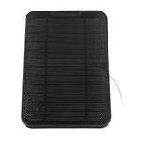 Solar Expansion Panel Weatherproof Portable Solar Power Supply with Adjustable Bracket for Security Camera 4W 6VBlack
