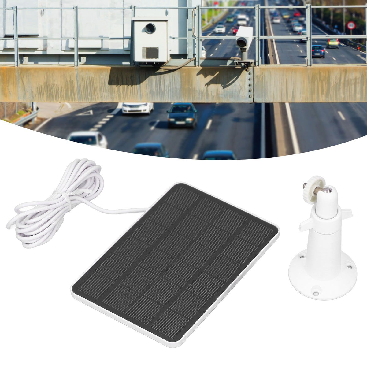 Solar Cell Plate Weatherproof Adjustable Low Power Consumption Solar Panels for Indoor Outdoor