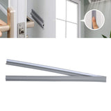 Weather Stripping Gray Elastic Durable Convenient Practical Easy Replaceable Waterproof Reliable Door Sealers