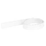 Door Soundproofing 28mm/1.1in Round Hole Silicone Protective Durable Replaceable Lightweight Sealer Strip for RoomWhite