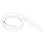 Door Soundproofing 28mm/1.1in Round Hole Silicone Protective Durable Replaceable Lightweight Sealer Strip for RoomWhite - Top-Down View
