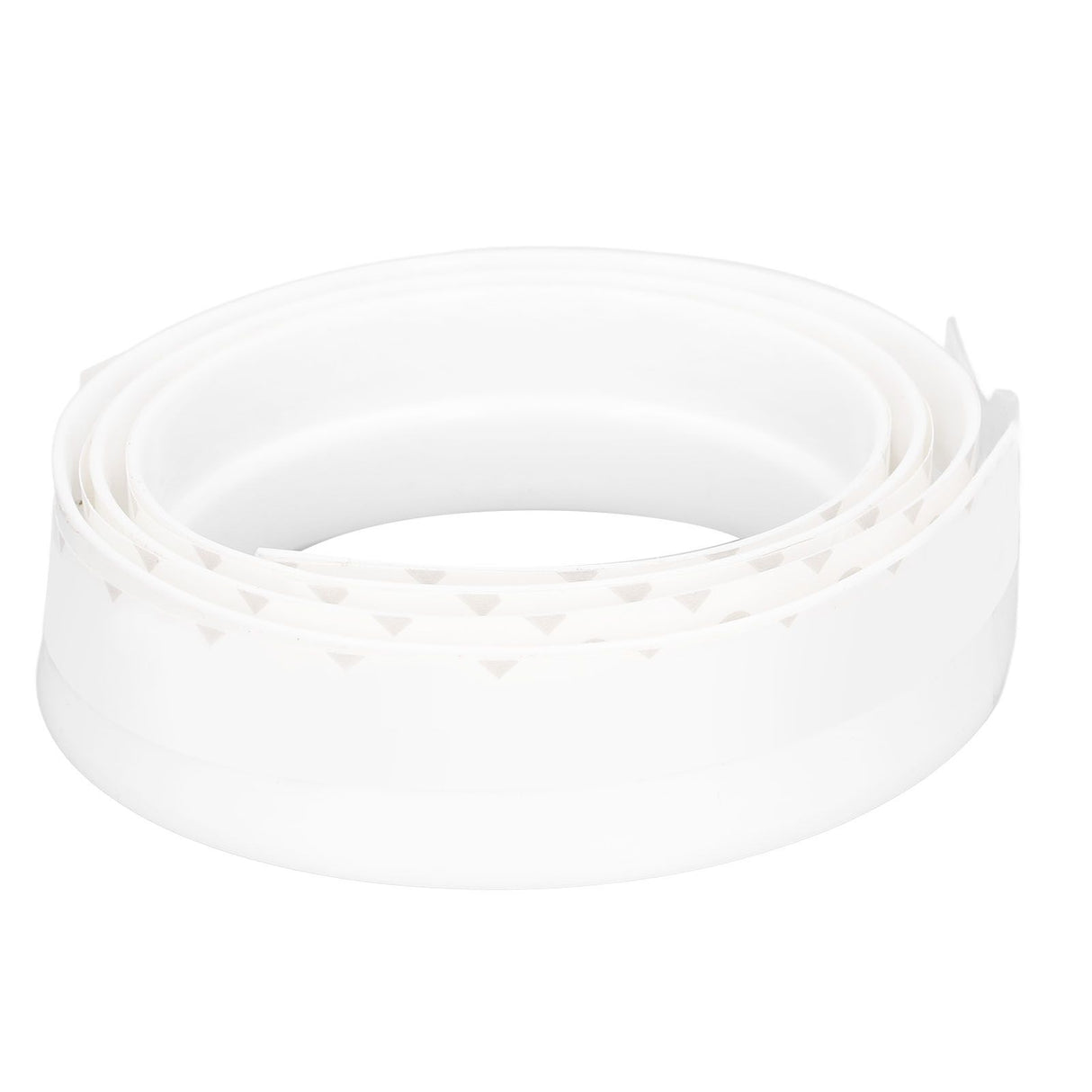 Door Soundproofing 28mm/1.1in Round Hole Silicone Protective Durable Replaceable Lightweight Sealer Strip for RoomWhite