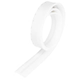 Door Soundproofing 28mm/1.1in Round Hole Silicone Protective Durable Replaceable Lightweight Sealer Strip for RoomWhite - Extra Image
