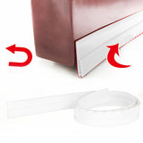 Door Soundproofing 28mm/1.1in Round Hole Silicone Protective Durable Replaceable Lightweight Sealer Strip for RoomWhite - Extra Image