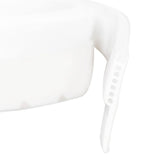 Door Soundproofing 28mm/1.1in Round Hole Silicone Protective Durable Replaceable Lightweight Sealer Strip for RoomWhite