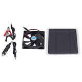 Solar Fan 10W 12V Effective Deodorization Energy Saving Portable USB Solar Exhaust Fan for Pet Houses RV Greenhouses