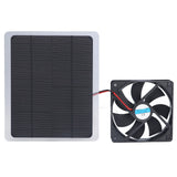 Solar Fan 10W 12V Effective Deodorization Energy Saving Portable USB Solar Exhaust Fan for Pet Houses RV Greenhouses