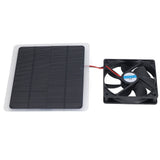 Solar Fan 10W 12V Effective Deodorization Energy Saving Portable USB Solar Exhaust Fan for Pet Houses RV Greenhouses - Close-Up Angle