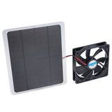 Solar Fan 10W 12V Effective Deodorization Energy Saving Portable USB Solar Exhaust Fan for Pet Houses RV Greenhouses - Extra Image