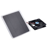 Solar Fan 10W 12V Effective Deodorization Energy Saving Portable USB Solar Exhaust Fan for Pet Houses RV Greenhouses