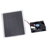 Solar Fan 10W 12V Effective Deodorization Energy Saving Portable USB Solar Exhaust Fan for Pet Houses RV Greenhouses - Extra Image