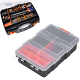 Parts Box Classification Grid Storage Box PVC Components Parts Tool Organizer for Hardware Fitting