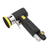 Mini Air Sander Eccentric Pneumatic Grinder Grinding Sanding Machine for Woodworking - Top-Down View
