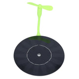 Small USB Car Fan Multifunction Round Monocrystalline Silicone Solar Powered Car Exhaust Fan 5W