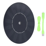 Small USB Car Fan Multifunction Round Monocrystalline Silicone Solar Powered Car Exhaust Fan 5W