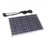 8V 15W Solar Panel High Efficiency Solar Charging Panel Outdoor Battery Charger for Household Car Boat