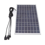8V 15W Solar Panel High Efficiency Solar Charging Panel Outdoor Battery Charger for Household Car Boat