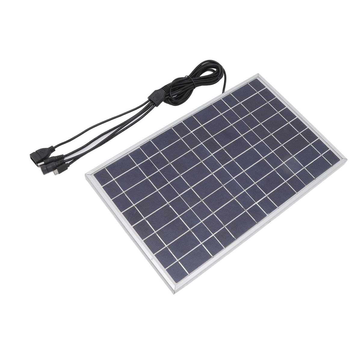 8V 15W Solar Panel High Efficiency Solar Charging Panel Outdoor Battery Charger for Household Car Boat