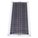 12V to 220V 30W Solar Charging Panel 220W Solar Inverter Battery Charger Kit for Camping Hiking 10A