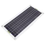 12V to 220V 30W Solar Charging Panel 220W Solar Inverter Battery Charger Kit for Camping Hiking 10A - Side View
