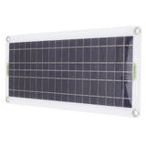 12V to 220V 30W Solar Charging Panel 220W Solar Inverter Battery Charger Kit for Camping Hiking 30A - Close-Up Angle